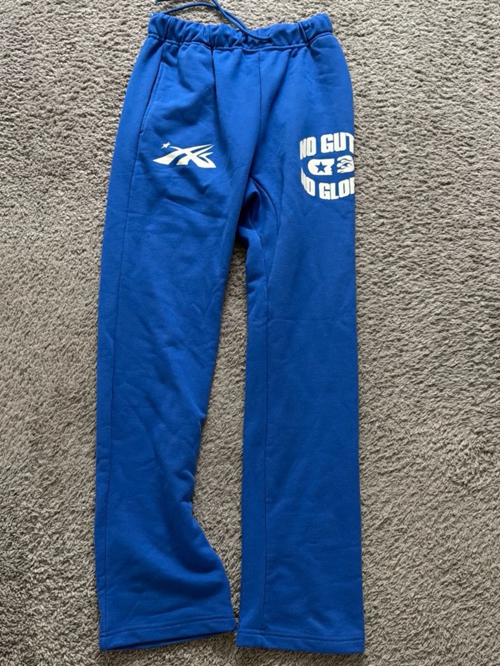 Hellstar Men's Royal Blue Graphic Joggers